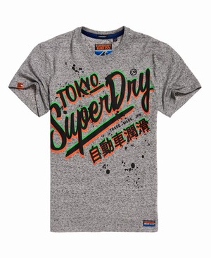 Superdry Ticket Type Oversized Fit Férfi Pólók Szürke | OJKUW1305